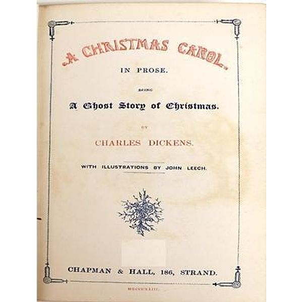 A Christmas Carol in Prose / Alpha and Omega, Charles Dickens