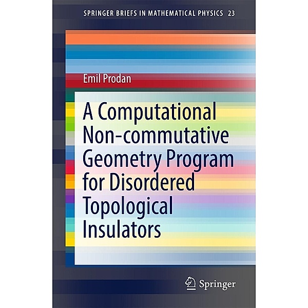 A Computational Non-commutative Geometry Program for Disordered Topological Insulators / SpringerBriefs in Mathematical Physics Bd.23, Emil Prodan