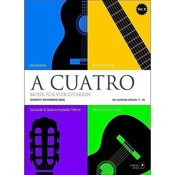 A cuatro, Musik für 4 Gitarren