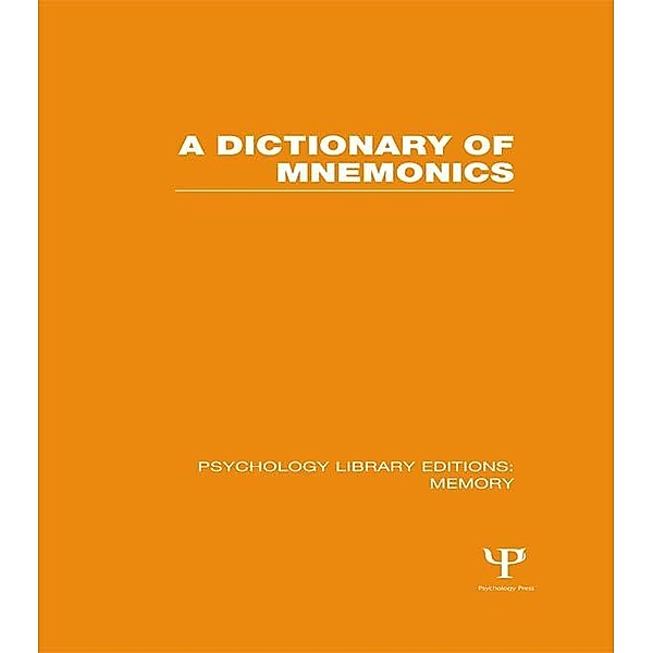 A Dictionary of Mnemonics (PLE: Memory), Various