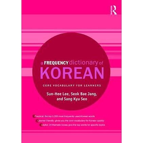 A Frequency Dictionary of Korean, Sun-Hee Lee, Seok Bae Jang, Sang Kyu Seo