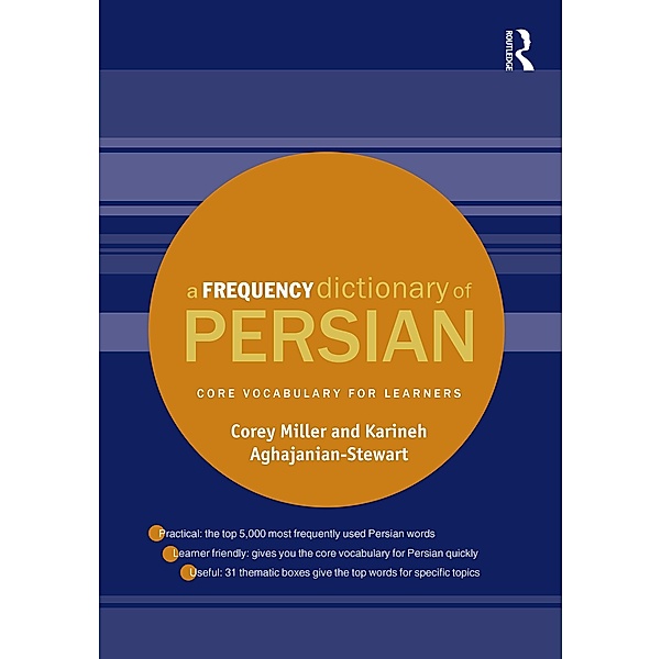 A Frequency Dictionary of Persian, Corey Miller, Karineh Aghajanian-Stewart
