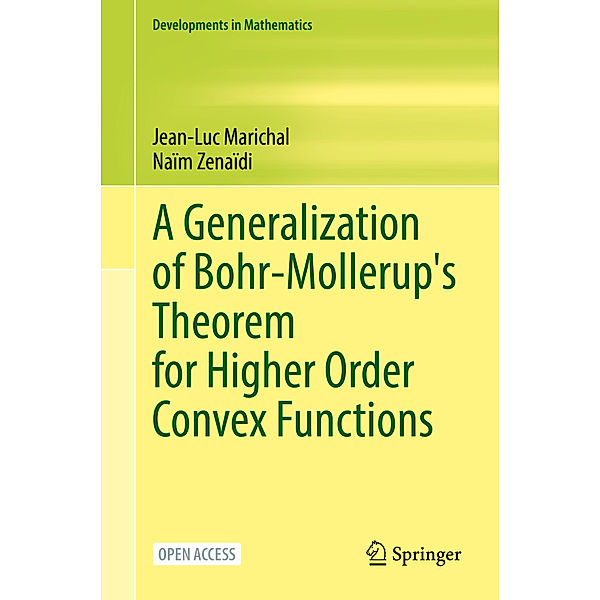 A Generalization of Bohr-Mollerup's Theorem for Higher Order Convex Functions, Jean-Luc Marichal, Naïm Zenaïdi