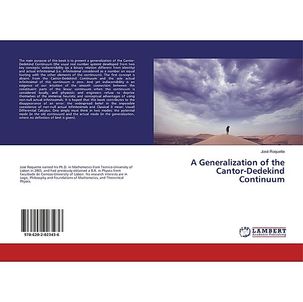 A Generalization of the Cantor-Dedekind Continuum, José Roquette