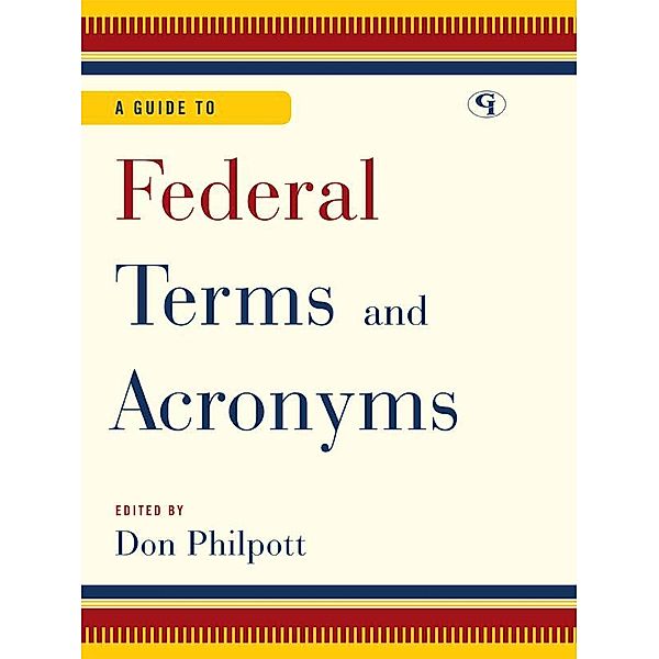 A Guide to Federal Terms and Acronyms