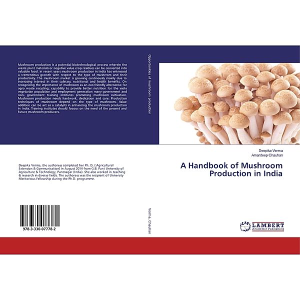 A Handbook of Mushroom Production in India, Deepika Verma, Amardeep Chauhan