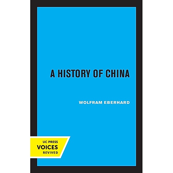 A History of China, Wolfram Eberhard