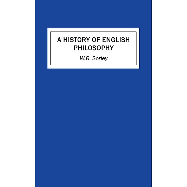 A History of English Philosophy, W. R. Sorley
