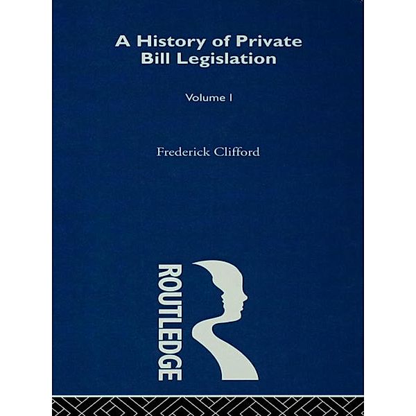 A History of Private Bill Legislation