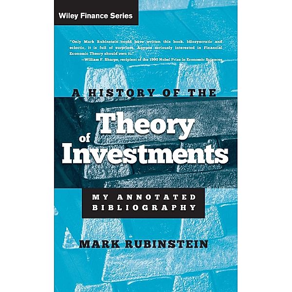 A History of the Theory of Investments, Mark Rubinstein