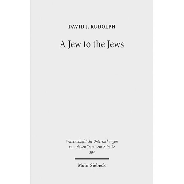 A Jew to the Jews, David J. Rudolph