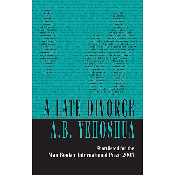 A Late Divorce, A. B. Yehoshua