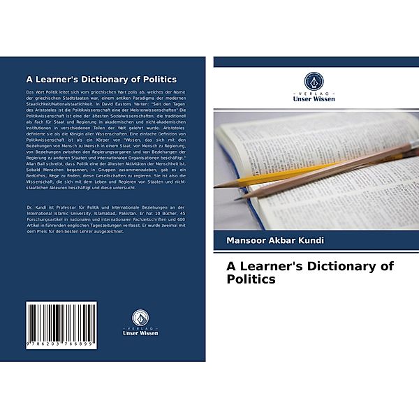 A Learner's Dictionary of Politics, Mansoor Akbar Kundi