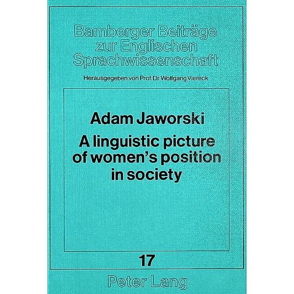 A linguistic picture of women's position in society, Wolfgang Viereck