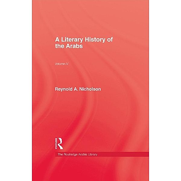 A Literary History of the Arabs, Reynold A. Nicholson