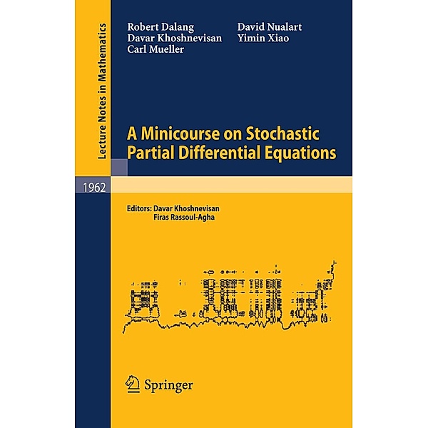 A Minicourse on Stochastic Partial Differential Equations / Lecture Notes in Mathematics Bd.1962, Robert Dalang, Davar Khoshnevisan, Carl Mueller, David Nualart, Yimin Xiao