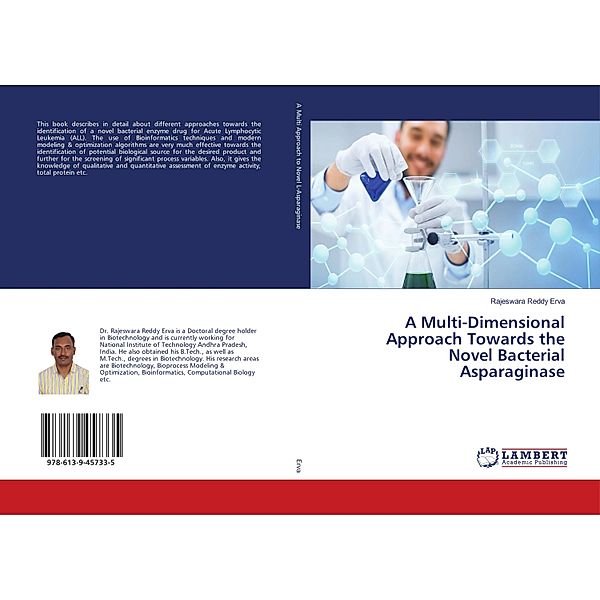 A Multi-Dimensional Approach Towards the Novel Bacterial Asparaginase, Rajeswara Reddy Erva