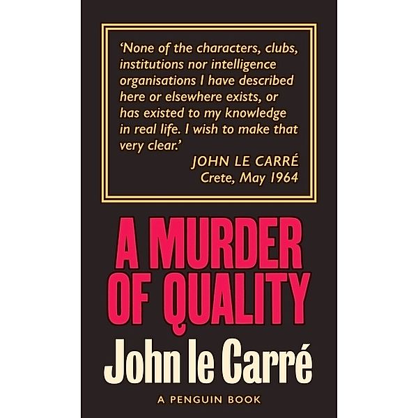 A Murder of Quality, John le Carré