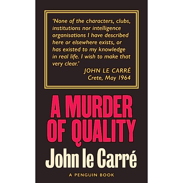 A Murder of Quality / Penguin Modern Classics, John le Carré