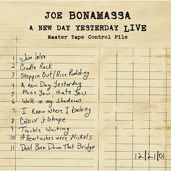 A New Day Yesterday-Live (Vinyl), Joe Bonamassa