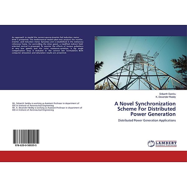 A Novel Synchronization Scheme For Distributed Power Generation, Srikanth Sambu, K. Devender Reddy