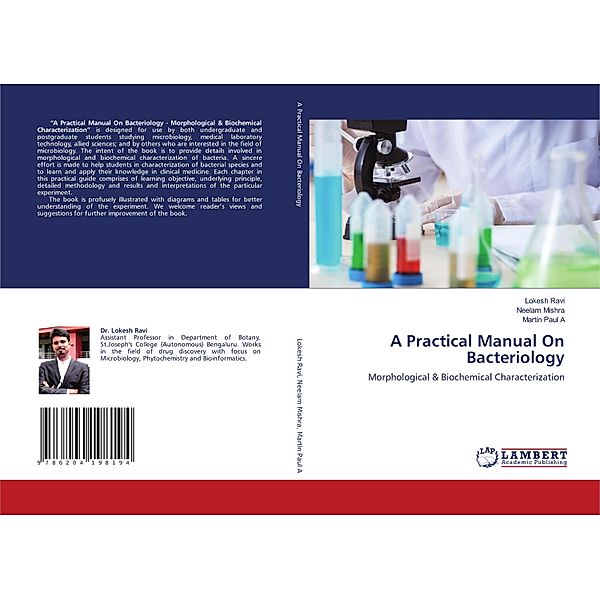 A Practical Manual On Bacteriology, Lokesh Ravi, Neelam Mishra, Martin Paul A