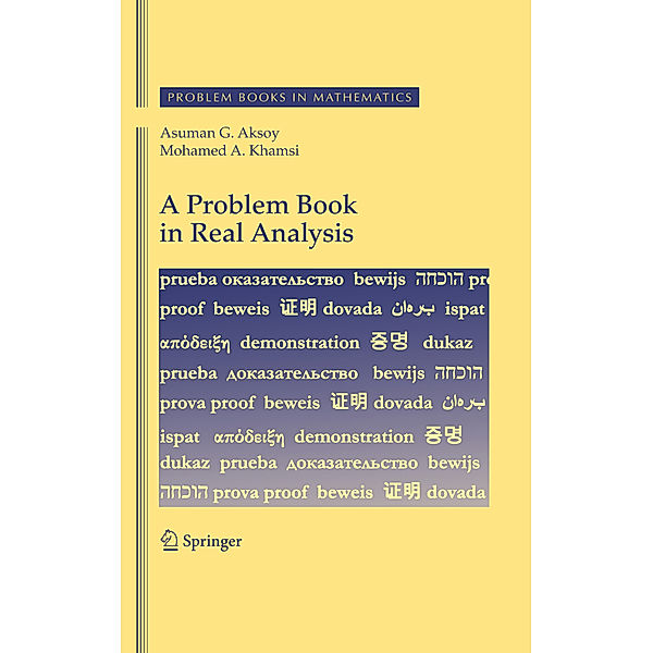 A Problem Book in Real Analysis, Asuman G. Aksoy, Mohamed A. Khamsi