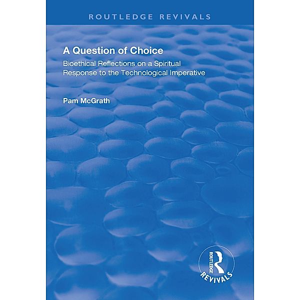 A Question of Choice, Pamela McGrath