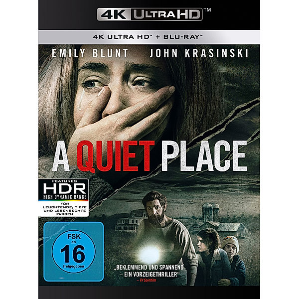 A Quiet Place (4K Ultra HD), John Krasinski Noah Jupe Emily Blunt