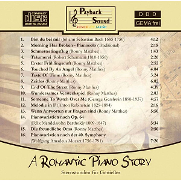 A Romantic Piano Story-Gemafre, Ronny Matthes