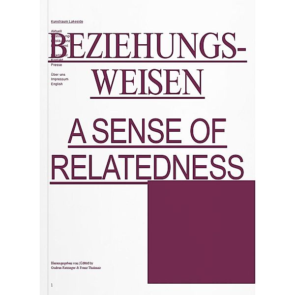 A Sense of Relatedness, Tim Ingold, Gudrun Ratzinger, Franz Thalmair