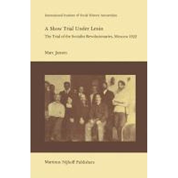 A Show Trial Under Lenin / Studies in Social History Bd.7, M. Jansen