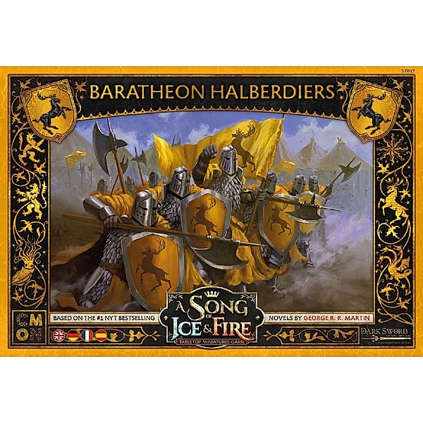 Asmodee, Cool Mini or Not A Song of Ice & Fire - Baratheon Halberdiers (Hellebardiere von Haus Baratheon), Michael Shinall, Fabia Cury