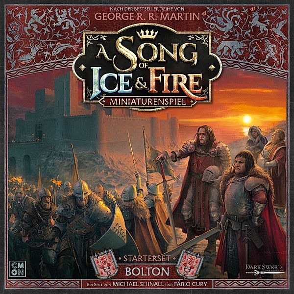 Asmodee, Cool Mini or Not A Song of Ice & Fire  Bolton Starterset, Michael Shinall, Fabio Cury