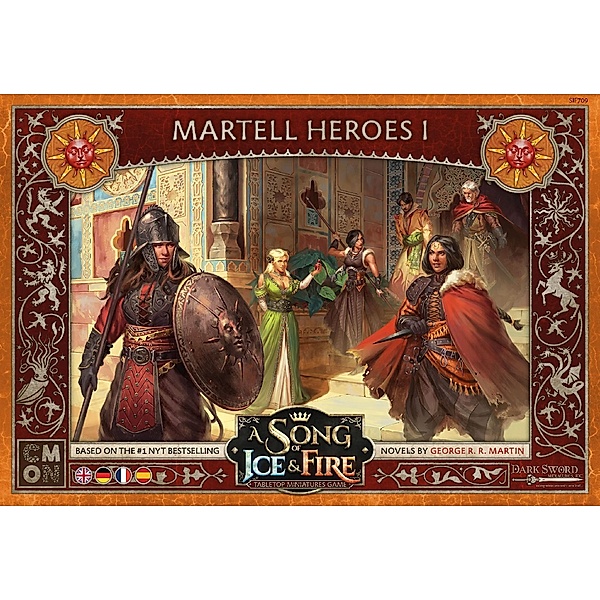 Asmodee, Cool Mini or Not A Song of Ice & Fire  Martell Heroes 1 (Helden von Haus Martell 1), Eric M. Lang, Michael Shinall