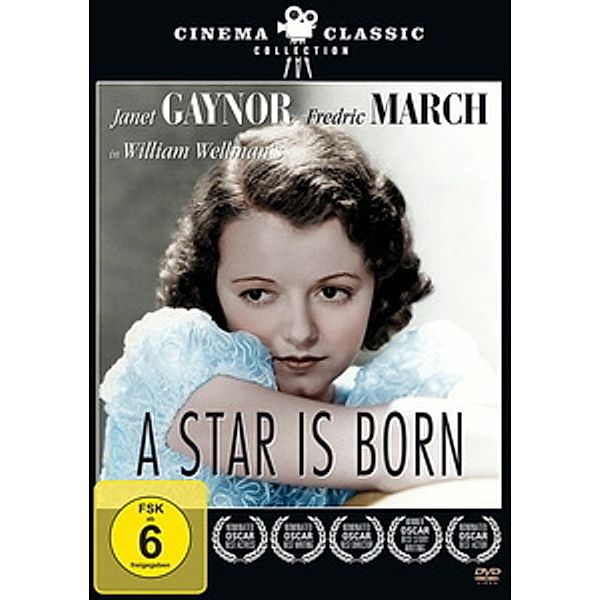 A Star Is Born, Janet Gaynor, Fredric March, Adolphe Menjou, Robson