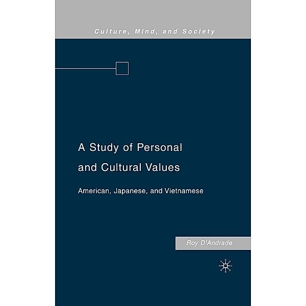 A Study of Personal and Cultural Values / Culture, Mind, and Society, R. D'Andrade