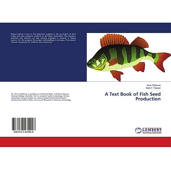 A Text Book of Fish Seed Production, Kiran Shillewar, Dipti V. Totawar