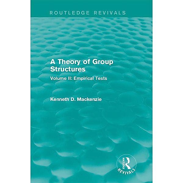 A Theory of Group Structures, Kenneth D. Mackenzie