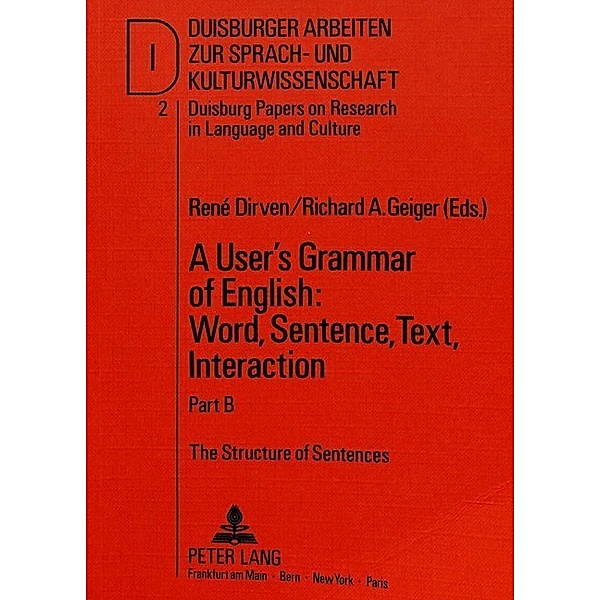 A User's Grammar of English: Word, Sentence, Text, Interaction