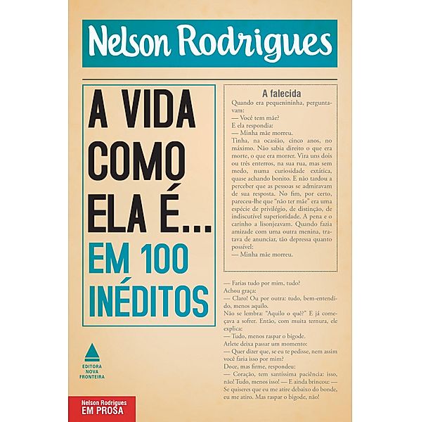 A vida como ela é... em 100 inéditos, Nelson Rodrigues