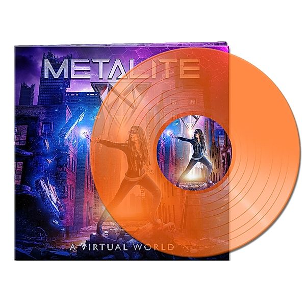 A Virtual World (Ltd. Gtf. Clear Orange Vinyl), Metalite