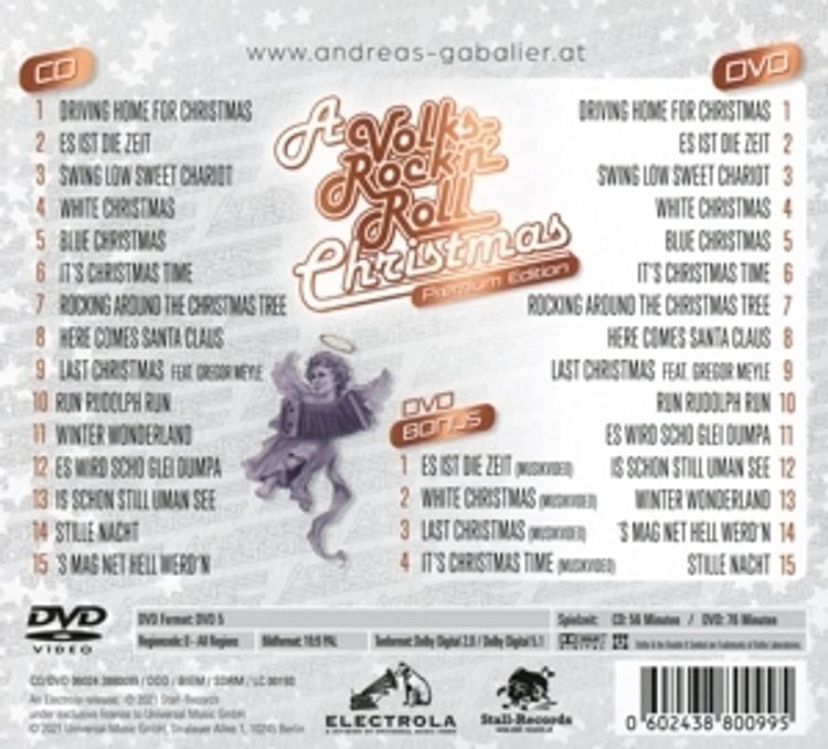 A Volks-Rock'n'Roll Christmas Premium Edition, CD+DVD von Andreas Gabalier  | Weltbild.de