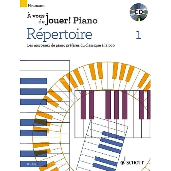 À vous de Jouer! Piano, Répertoire, Klavier, m. Audio-CD, Hans-Günter Heumann