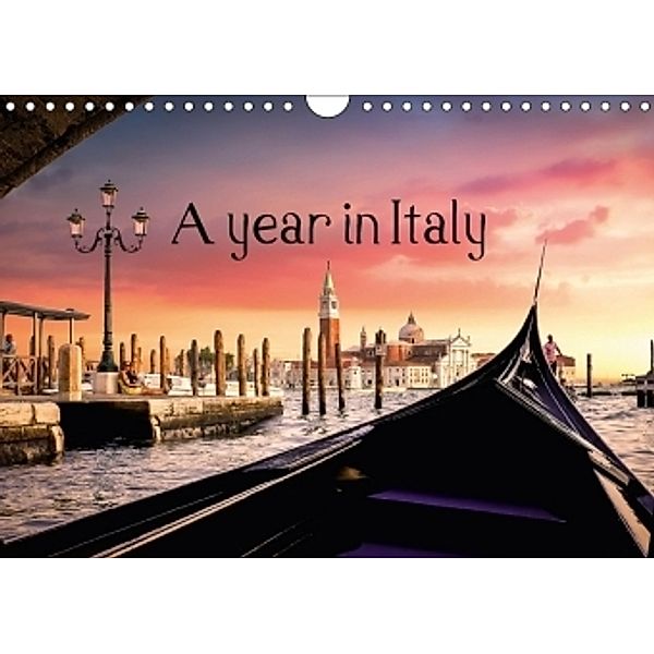 A year in Italy (Wall Calendar 2017 DIN A4 Landscape), Vincent Moschetti