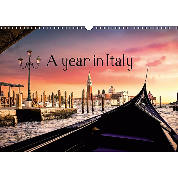 A year in Italy (Wall Calendar 2019 DIN A3 Landscape), Vincent Moschetti