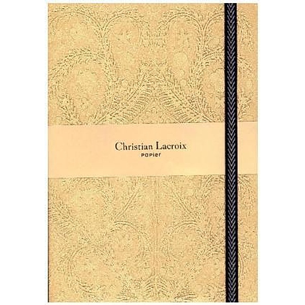 A5 Paseo Embossed Notebook Gold, Christian Lacroix