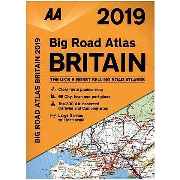 AA Big Road Atlas Britain 2019