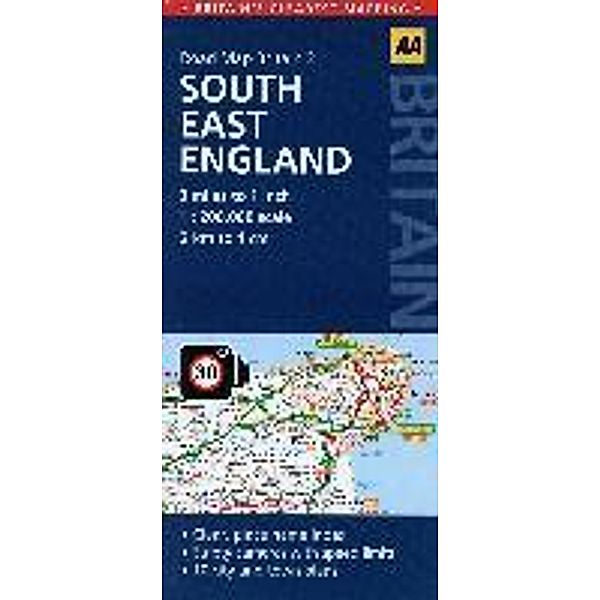 AA Road Map Britain South East England