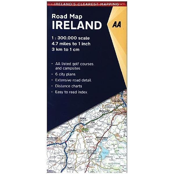 AA Road Map Ireland / AA Road Map Straßenkarte Ireland - Irland